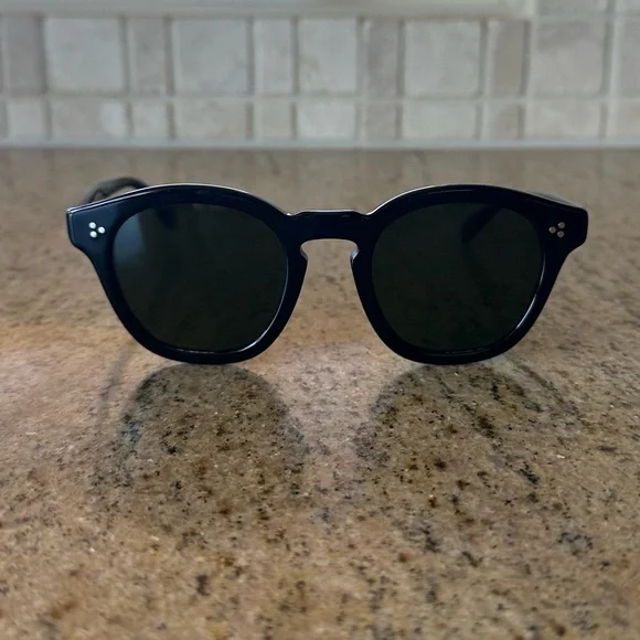 Oliver Peoples Black Boudreau LA Sunglasses - Picture 8 of 13